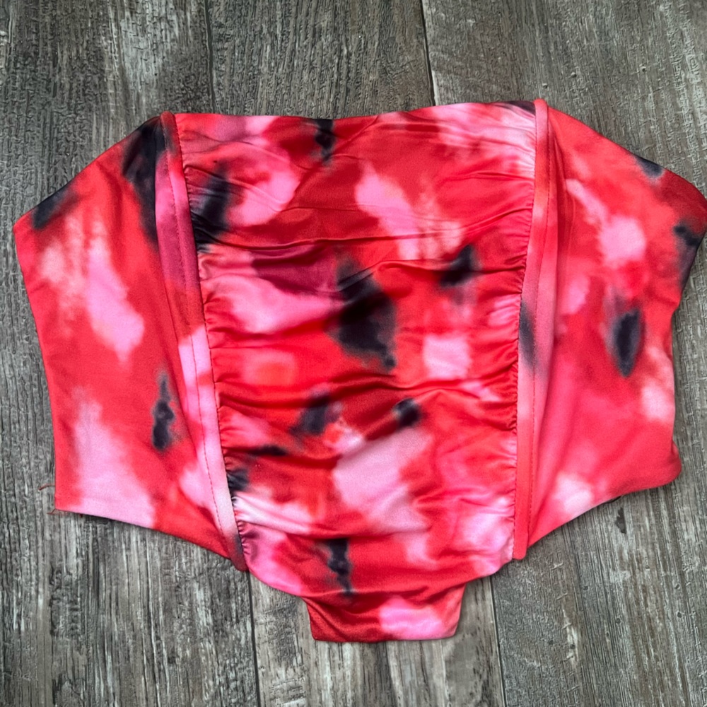 multicolored tube top NEVER WORN